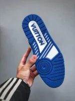 Louis Vuitton Trainer #54 Signature Blue White - Image 7